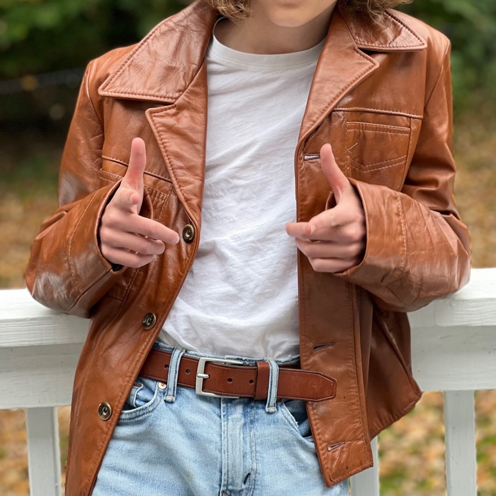 🔥Vintage Leather Jacket EUC🔥 - Picture 3 of 11